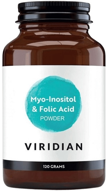 Viridian Nutrition Myo-Inositol & Folic Acid 120g (Myo-Inositol s kyselinou listovou)