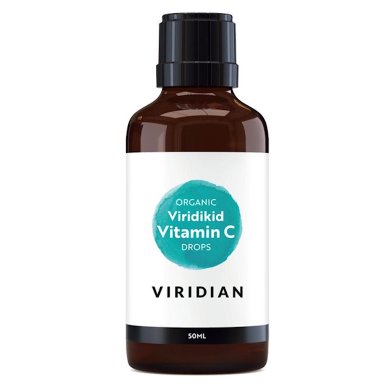 Viridian Viridikid Vitamín C v kapkách pro děti Organic 50 ml