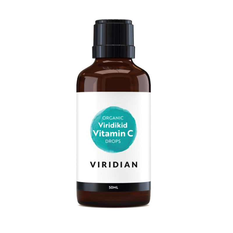 Viridian Viridikid Vitamín C v kapkách pro děti Organic 50 ml