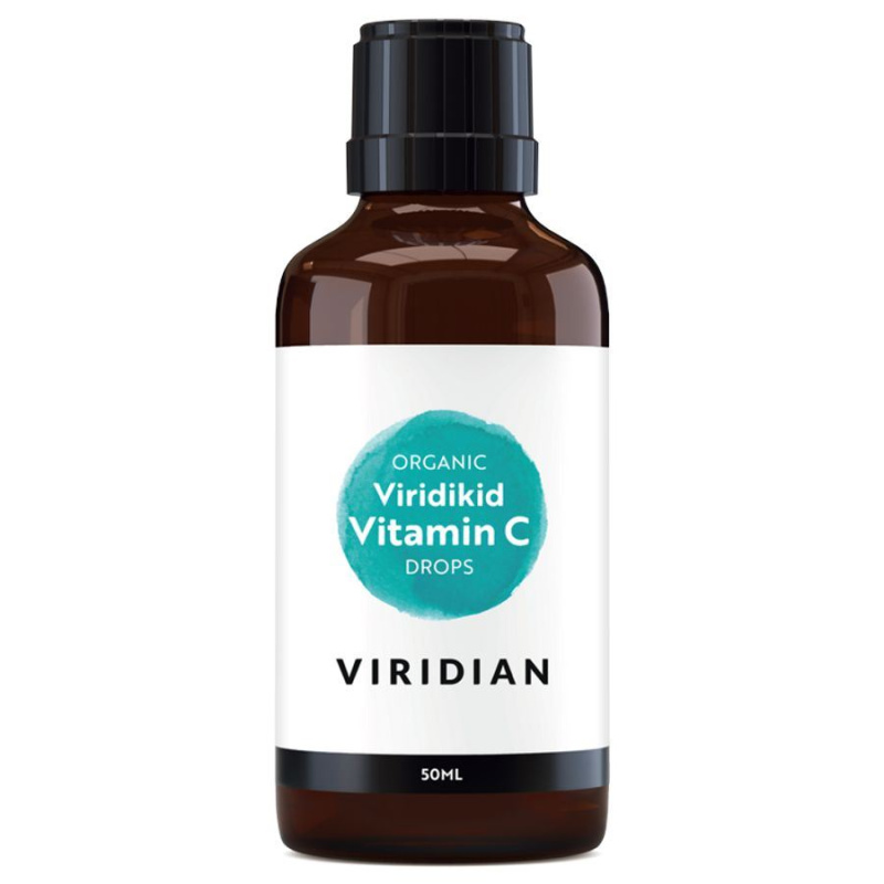 Viridian Viridikid Vitamín C v kapkách pro děti Organic 50 ml