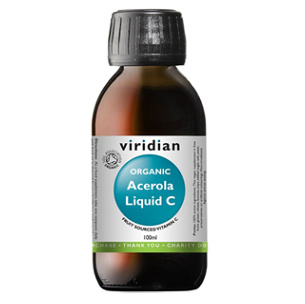 Viridian Nutrition Viridian Acerola Vitamin C Liquid Organic, 100ml