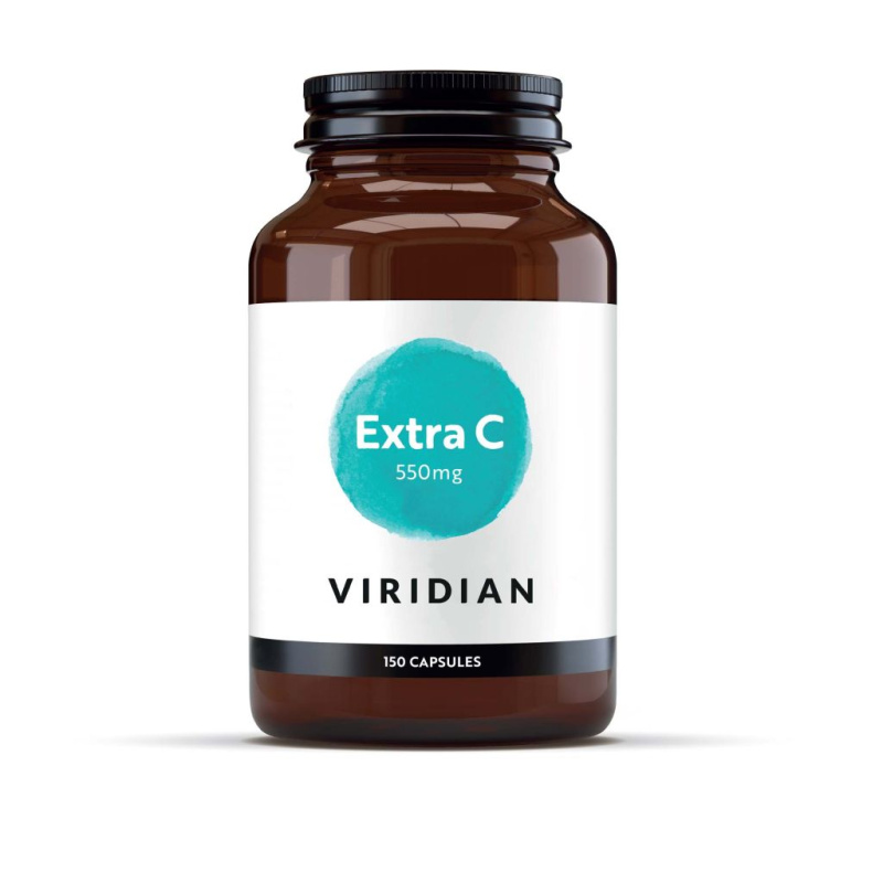 Viridian Nutrition Viridian Extra Vitamin C 550mg 150 kapslí