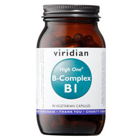 Viridian Nutrition Viridian B-Complex B1 High One®, 90 ks