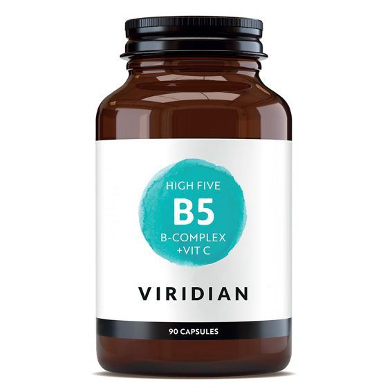 Viridian Nutrition Viridian High Five B Complex with Magnesium Ascorbate 90 kapslí
