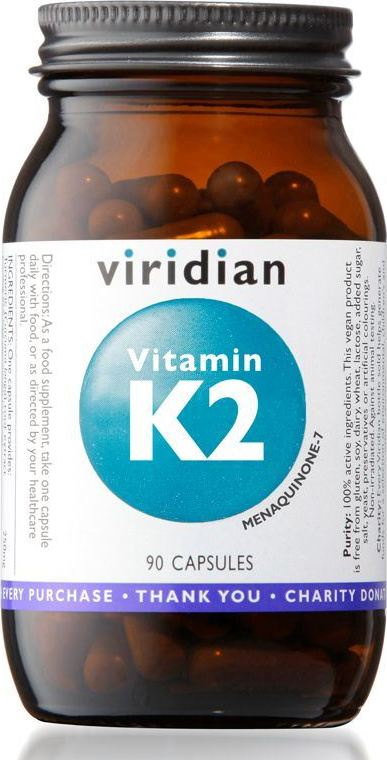 Viridian Nutrition Viridian Vitamin K2 90 kapslí
