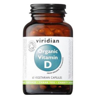 Viridian Nutrition Viridian Vitamín D 60 kapslí organic