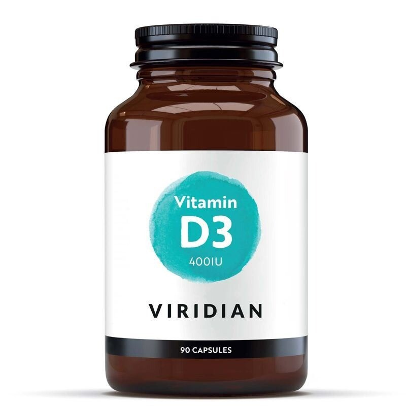 Viridian Nutrition Viridian Vitamin D3 400IU 90 kapslí