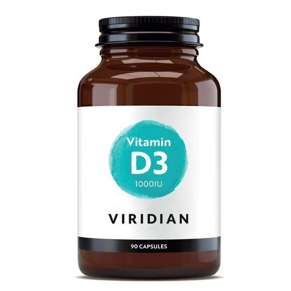 Viridian Nutrition Viridian Vitamin D3 1000IU 90 kapslí