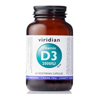 Viridian Nutrition Viridian Vitamin D3 2000IU 60 kapslí