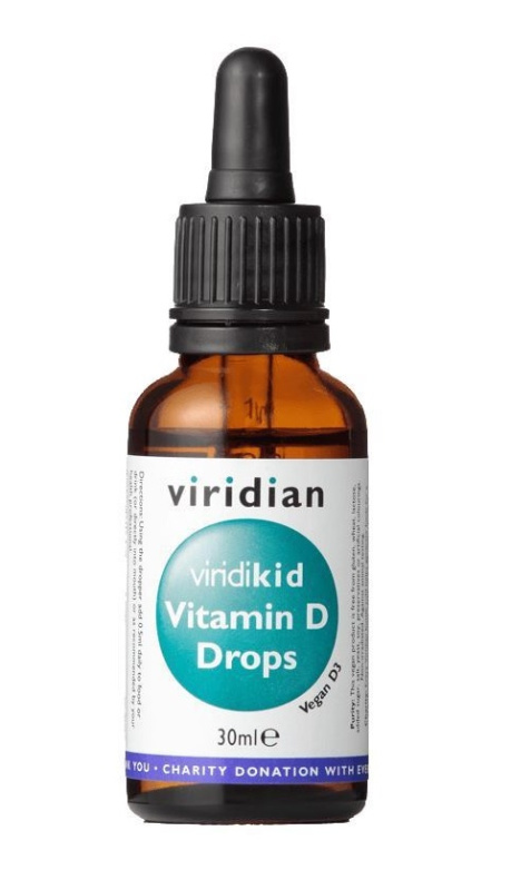 Viridian Nutrition Viridian Viridikid Vitamin D Drops 400IU 30 ml