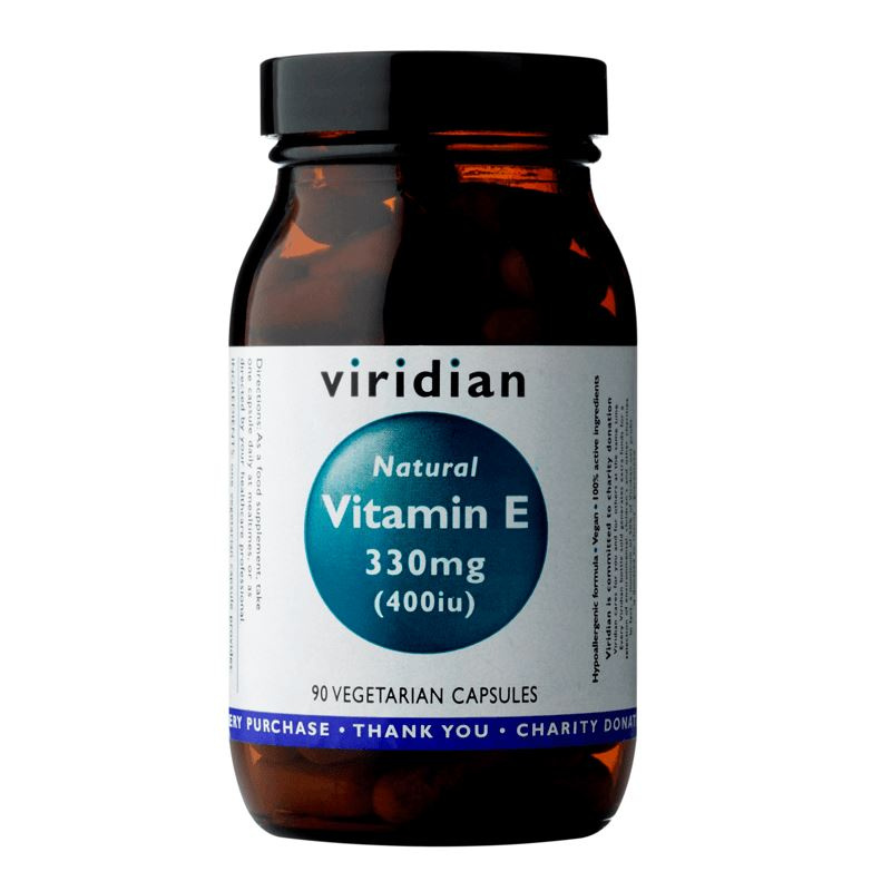 Viridian Nutrition Viridian Vitamin E 330mg 400iu 90 kapslí