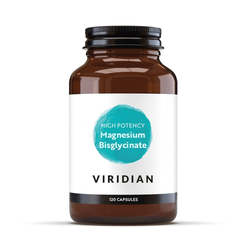 Viridian Magnesium Bisglycinate High Potency 120 kapslí