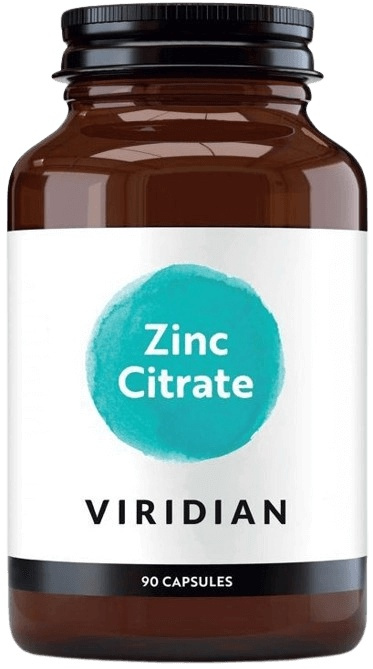 Zinek Citrát - 90 kapslí (Viridian)
