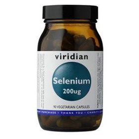 Viridian Nutrition Selenium 200µg 90 kapslí (Selen)