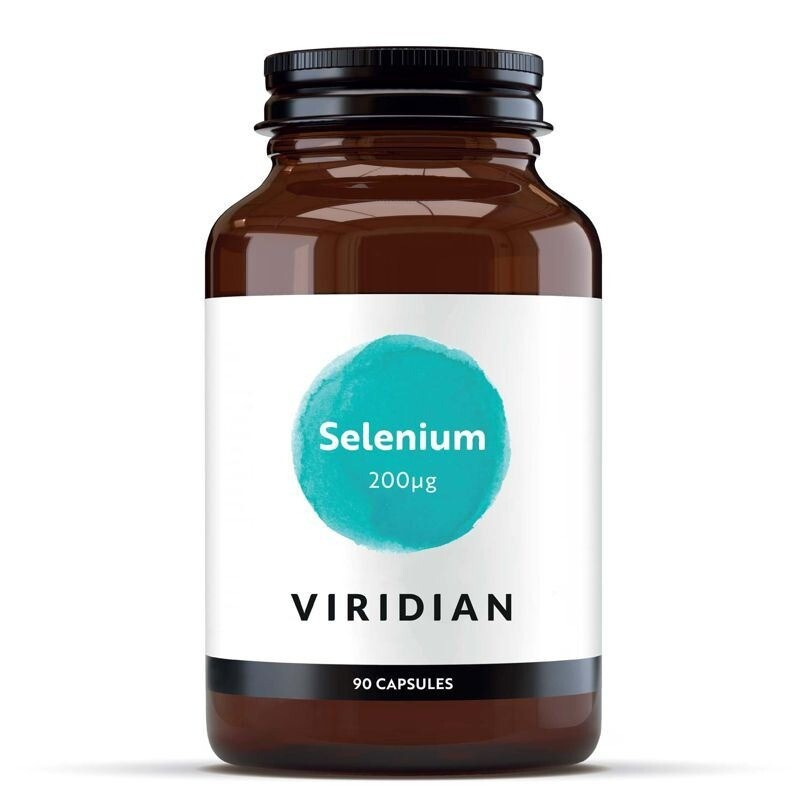 Viridian Nutrition Selenium 200µg 90 kapslí (Selen)
