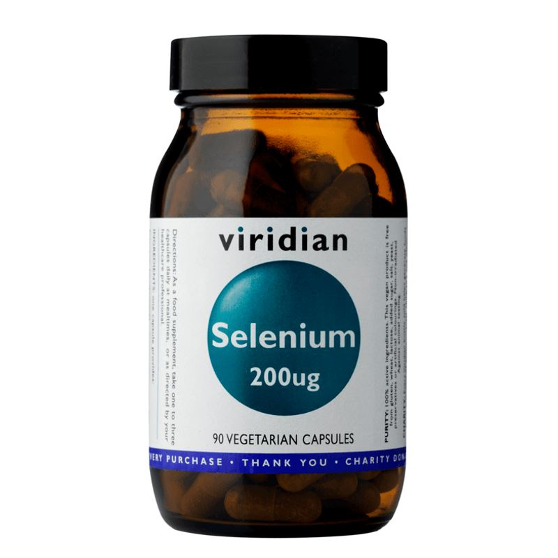 Viridian Nutrition Selenium 200µg 90 kapslí (Selen)