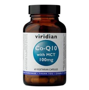 Viridian Nutrition VIRIDIAN CO-Q10 (Koenzym Q10) with MCT 100mg 30 kapslí