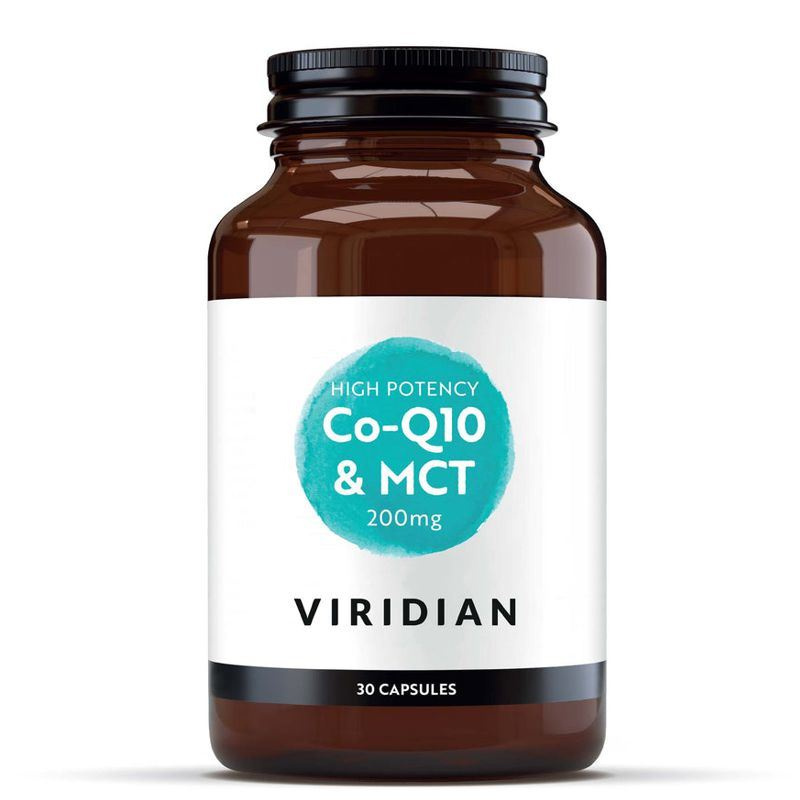 Viridian Nutrition Co-enzym Q10 with MCT 200mg 30 kapslí (Koenzym Q10)