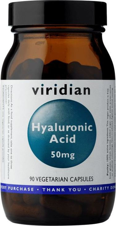 Viridian Nutrition Hyaluronic Acid 90 kapslí (Hyaluronan)