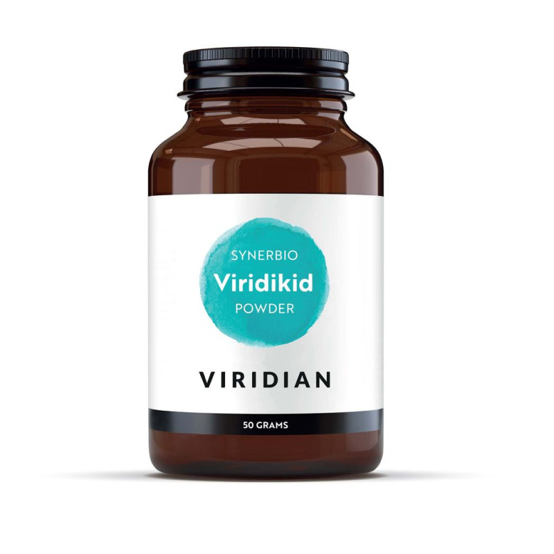 Viridian Viridikid Childrens Synerbio (Směs probiotik, prebiotik a vitamínu C pro děti) 50 g