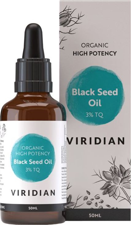 Viridian Nutrition High Potency Black Seed Oil 50ml Organic