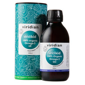 Viridian Viridikid Bio Omega 3 olej pro děti 200 ml