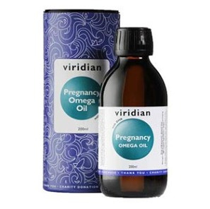 Viridian Nutrition Pregnancy Omega Oil 200ml (Směs olejů pro těhotné poskytující omega 3, 6 a 9)