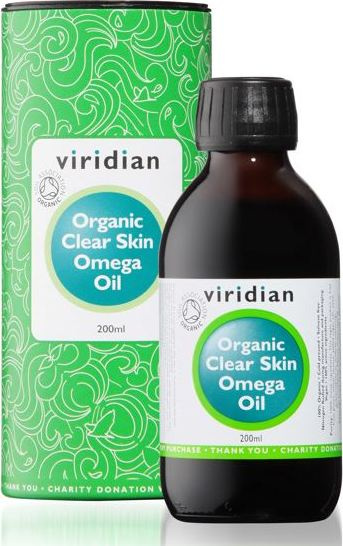 Viridian Nutrition Viridian Clear Skin Omega Oil Organic, 200ml