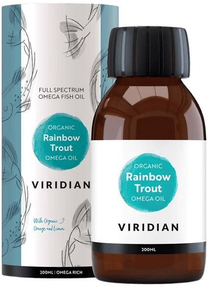 Viridian Nutrition Viridian Scandinavian Rainbow Trout Oil 200ml Organic