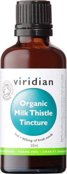 Viridian Milk Thistle (ostropestřec) Tincture 50ml Organic
