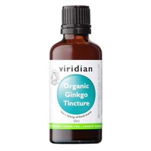 Viridian Nutrition Viridian Ginkgo Biloba Tincture Organic, 50 ml