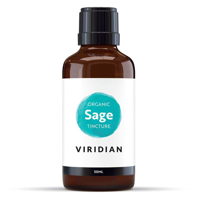 VIRIDIAN Nutrition Sage Tincture Organic 50 ml
