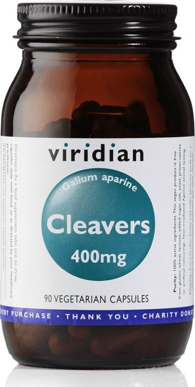 Viridian Nutrition Cleavers 400mg 90 kapslí (Svízel přítula)