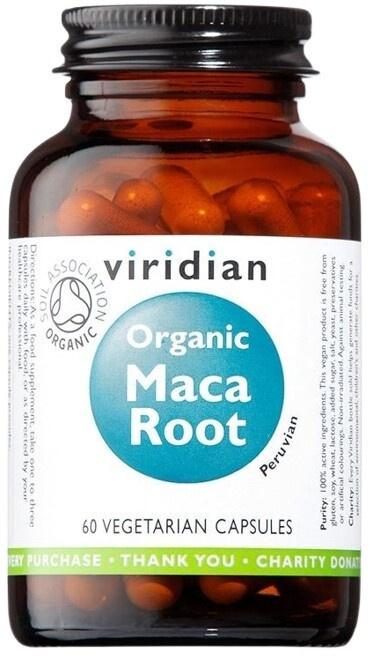 Viridian Maca Root Organic 60 kapslí 