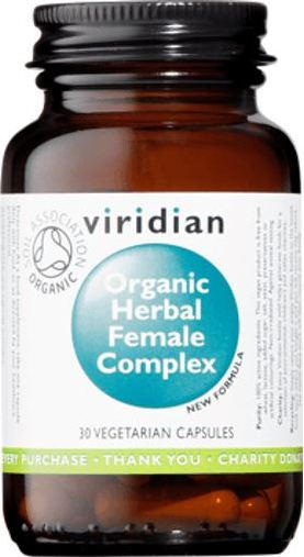 Viridian Nutrition Viridian Herbal Female Complex Organic, 30 ks