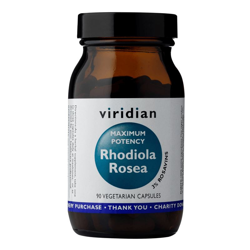 Viridian Nutrition Viridian Rhodiola Rosea Maximum Potency 90 kapslí
