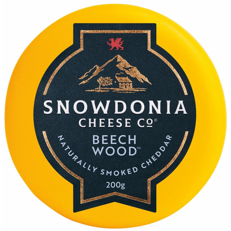 Snowdonia Cheddar beechwood přirozeně uzený extra uleželý sýr