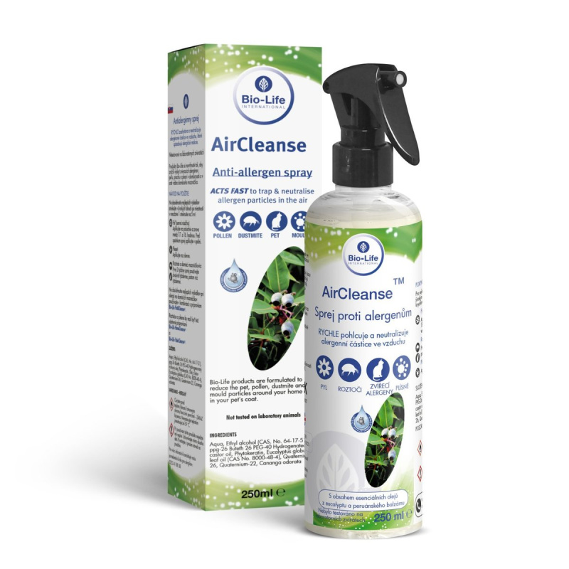 Bio-Life AirCleanse™ - sprej proti pylům a dalším alergenům ve vzduchu 250 ml