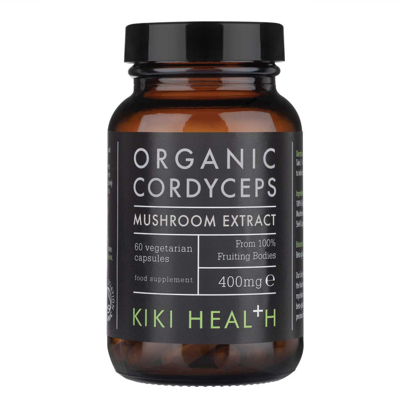 KIKI Health Cordyceps extrakt BIO, 60 kapslí