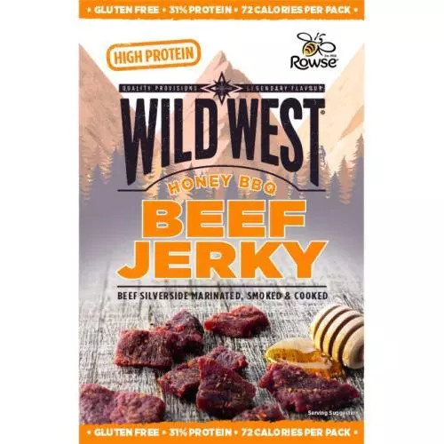 Wild West Beef Jerky Honey BBQ 25g