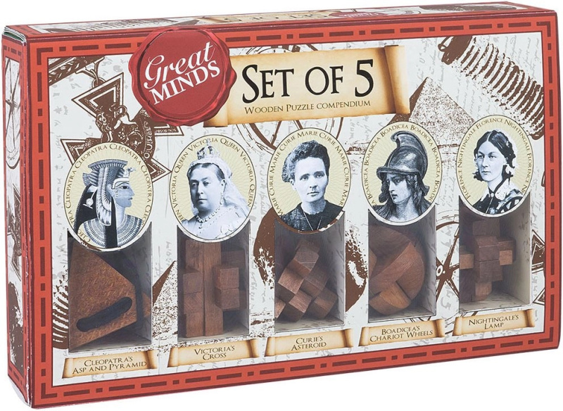 Profesor Puzzle Great Minds: Slavné ženy 5v1