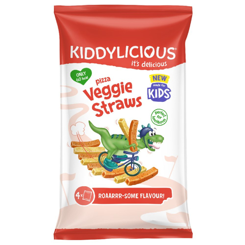 Kiddylicious tyčinky zeleninové s příchutí pizza 4x12g