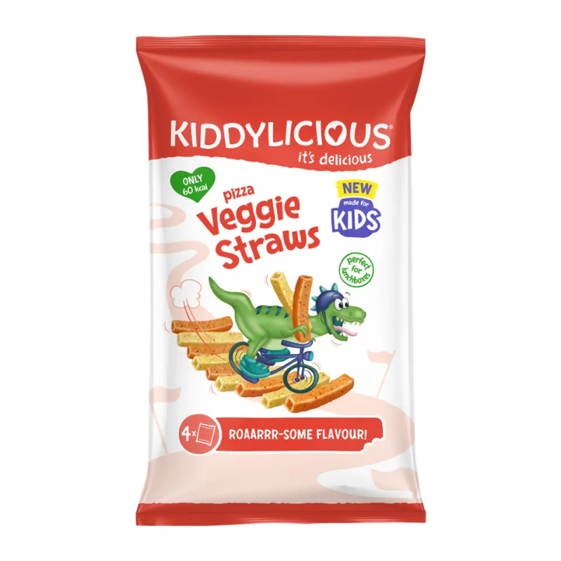 Kiddylicious tyčinky zeleninové s příchutí pizza 4x12g