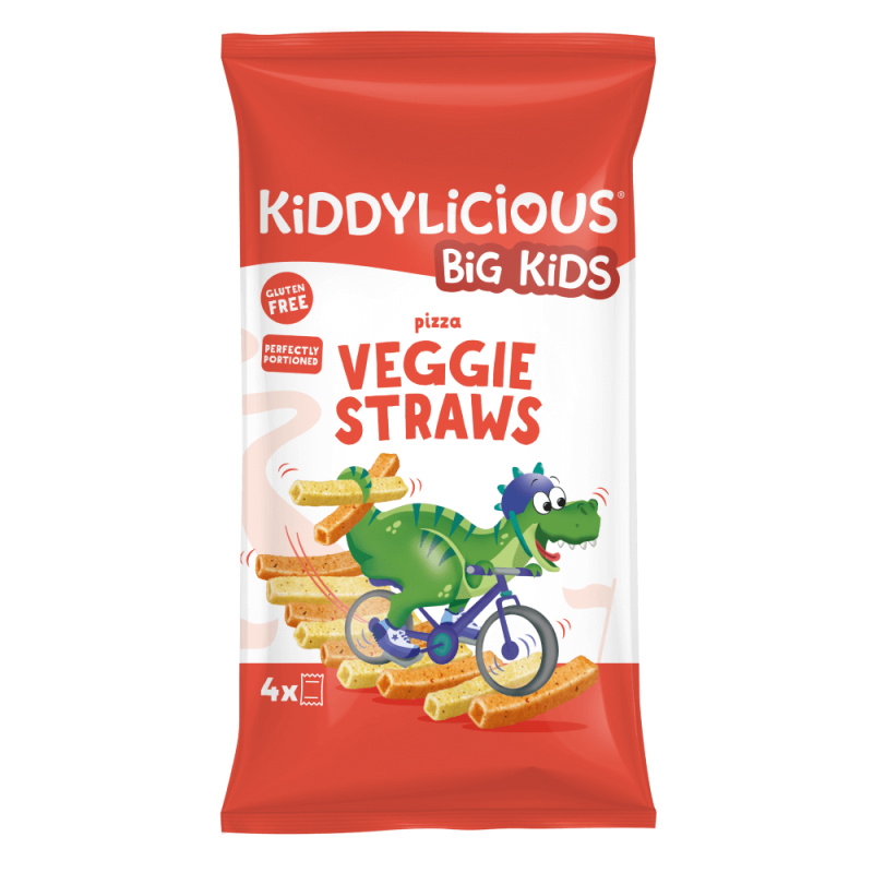 Kiddylicious tyčinky zeleninové s příchutí pizza 4x12g