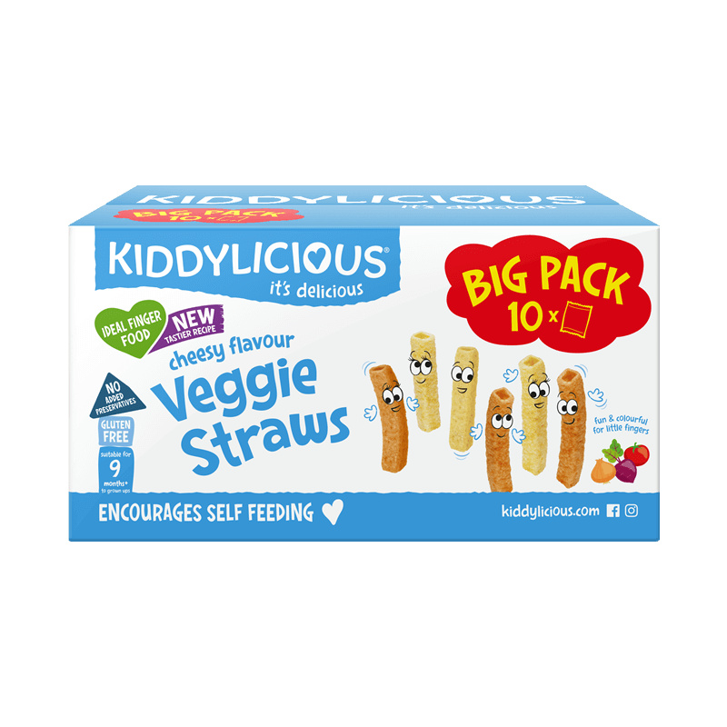 Kiddylicious Tyčinky se sýrovou příchutí box (10×12 g)