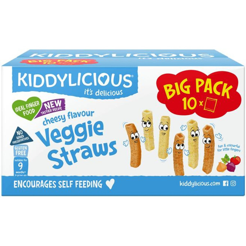 Kiddylicious Tyčinky se sýrovou příchutí box (10×12 g)