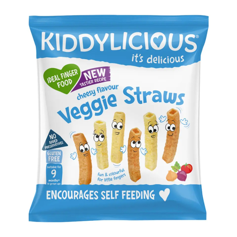 Kiddylicious Tyčinky zeleninové se sýrovou příchutí, 12g