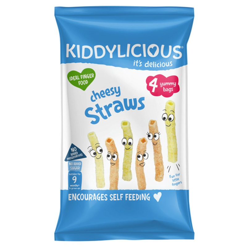 Kiddylicious Tyčinky zeleninové se sýrovou příchutí multipack, 4x12g