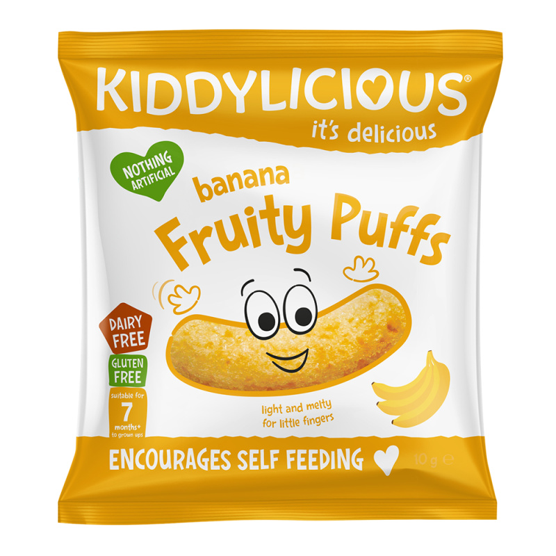 Kiddylicious Ovocné křupky banánové, 10g