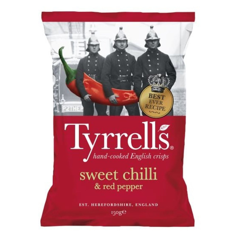 Tyrrells Brambůrky s příchutí sladkého chilli a červené papriky